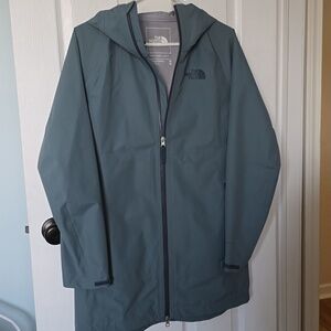 The North Face Future Light Pale Blue Hooded Shell Jacket